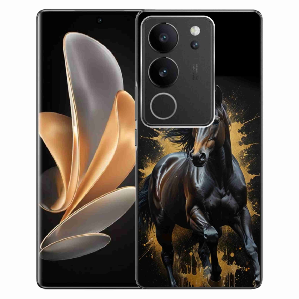 mmCase géltok a Vivo V29 5G-hez – elegáns fekete csikó