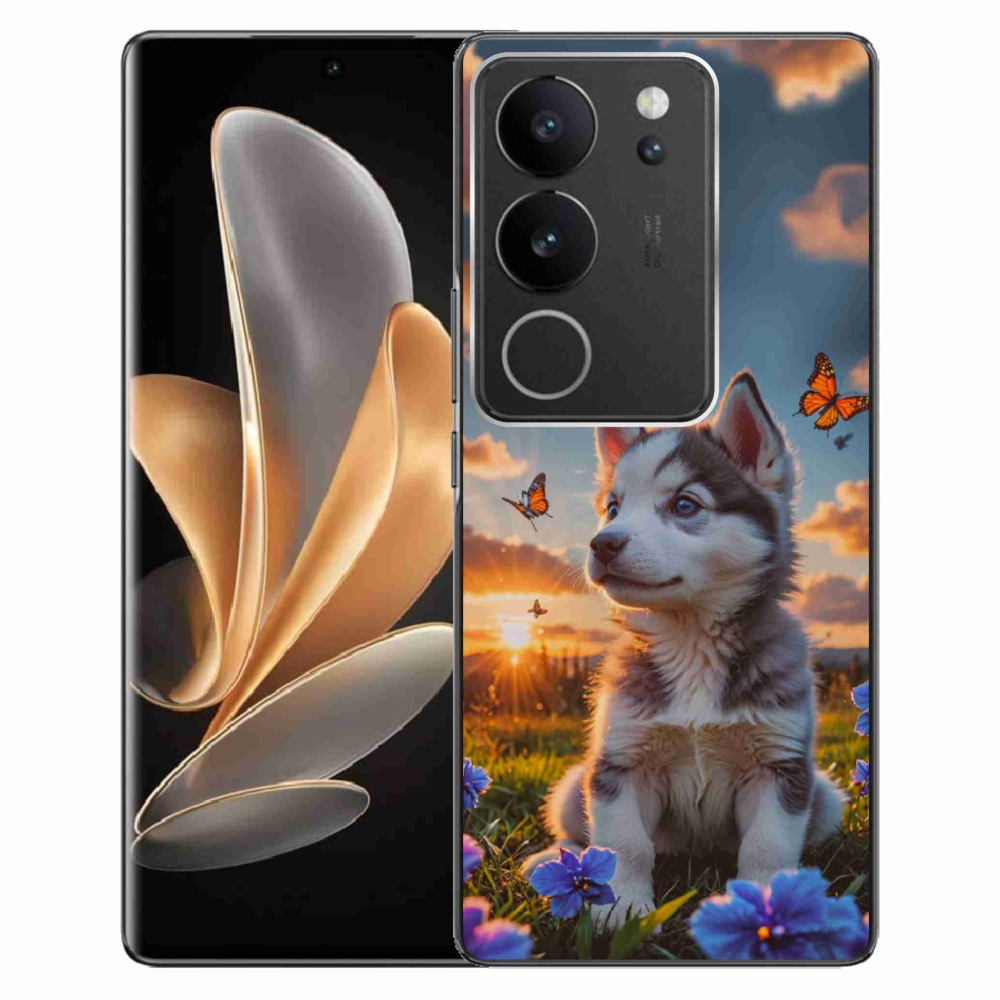 mmCase gél tok a Vivo V29 5G-hez – husky naplementekor