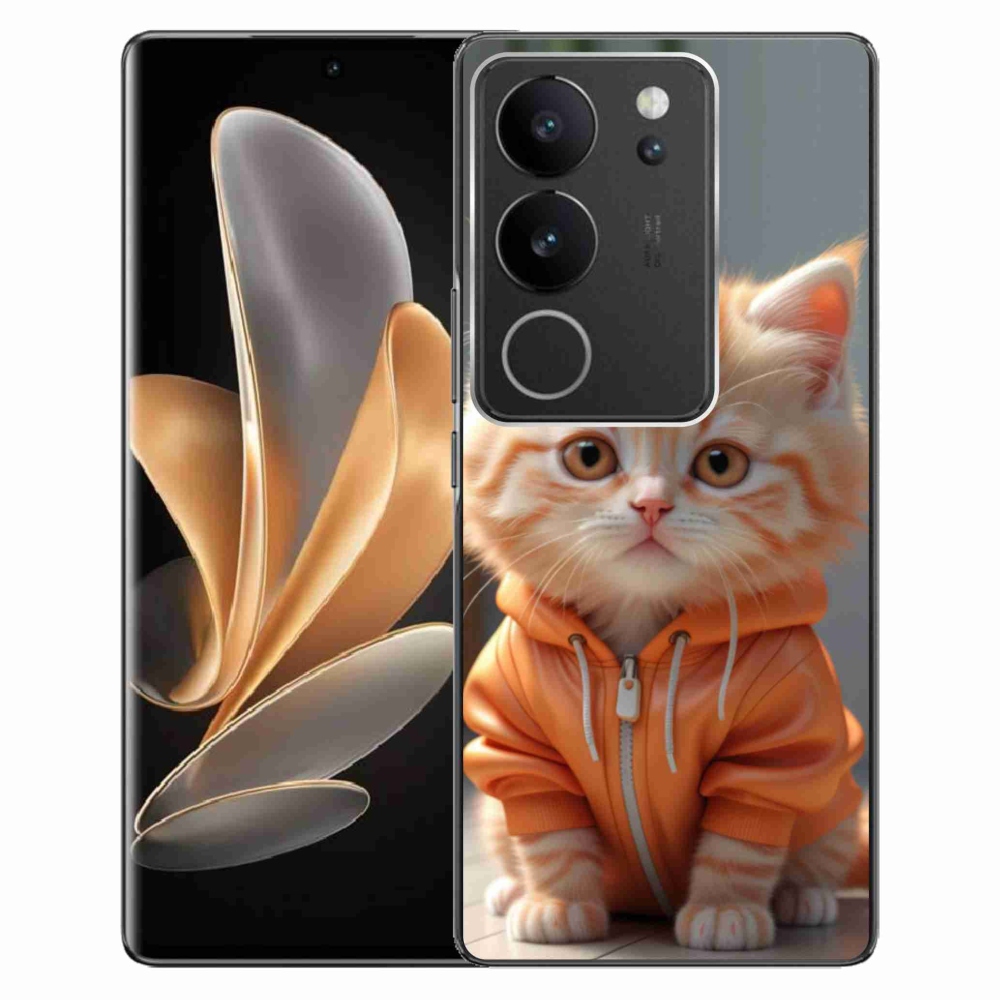 mmCase géltok a Vivo V29 5G-hez – pulóveres cica