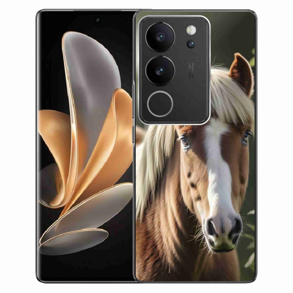 mmCase gél tok a Vivo V29 5G-hez – világos sörényű ló