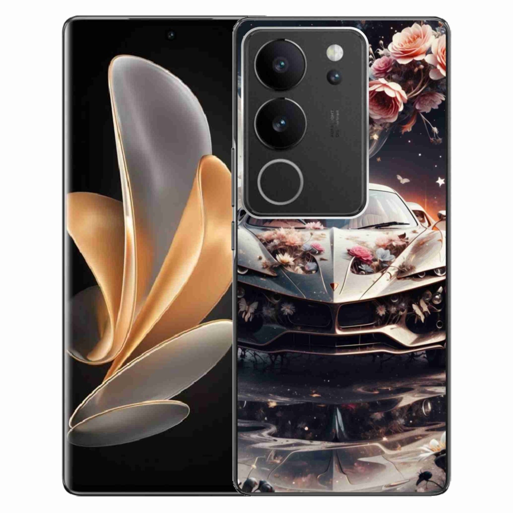 mmCase géltok a Vivo V29 5G-hez – virágos sportautó