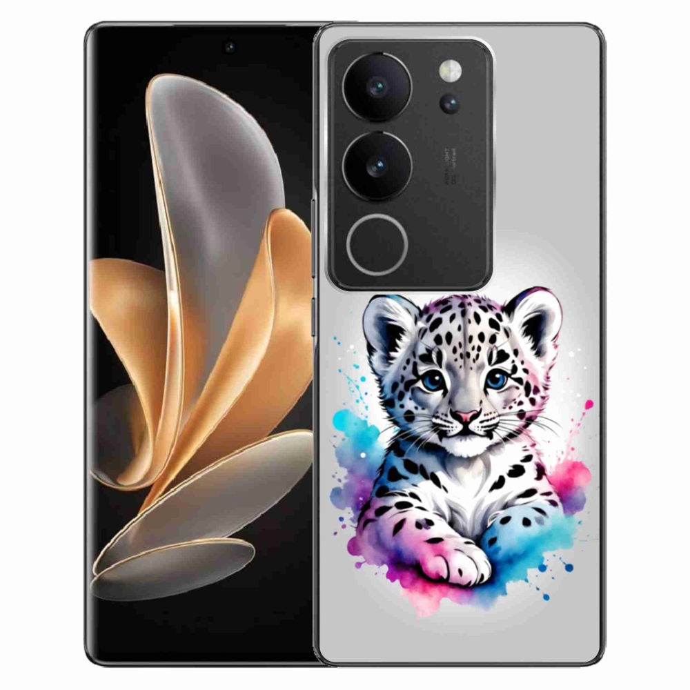 mmCase gélhuzat a Vivo V29 5G-hez – leopárdkölyök