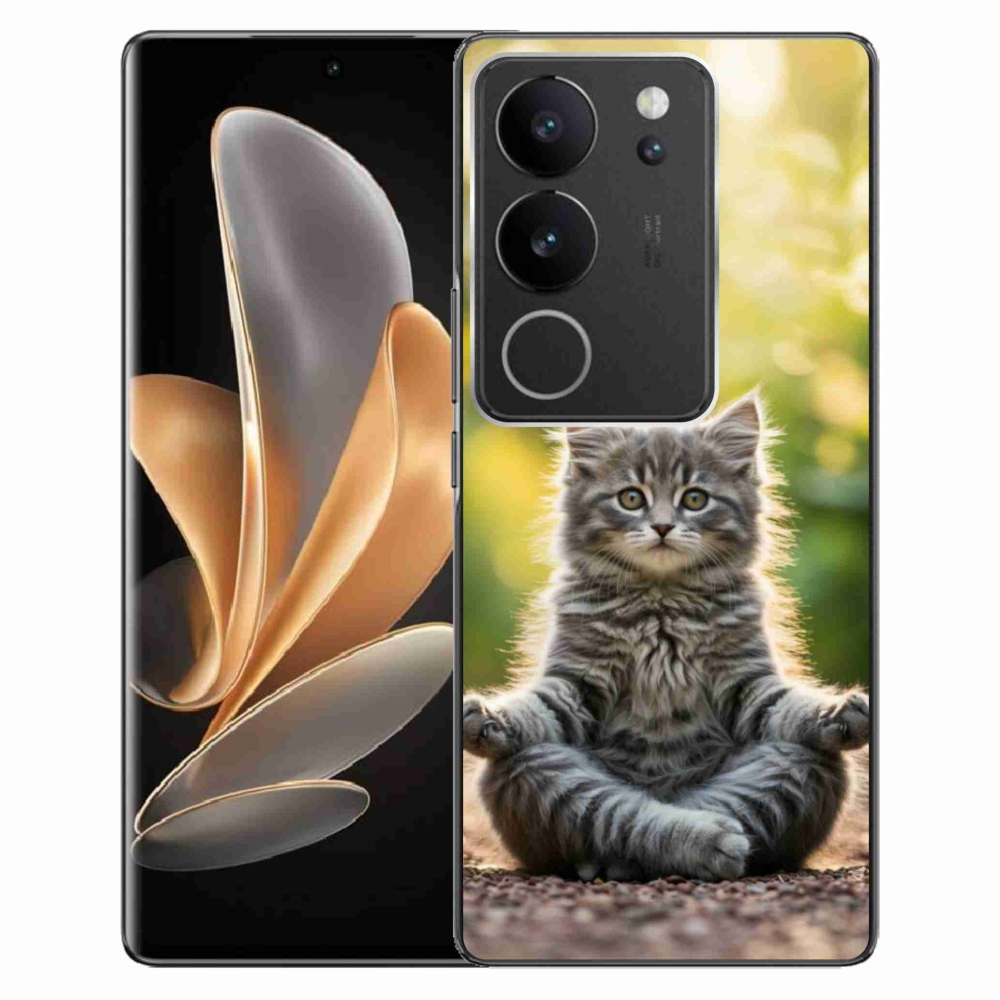 mmCase géltok a Vivo V29 5G-hez – meditáló cica