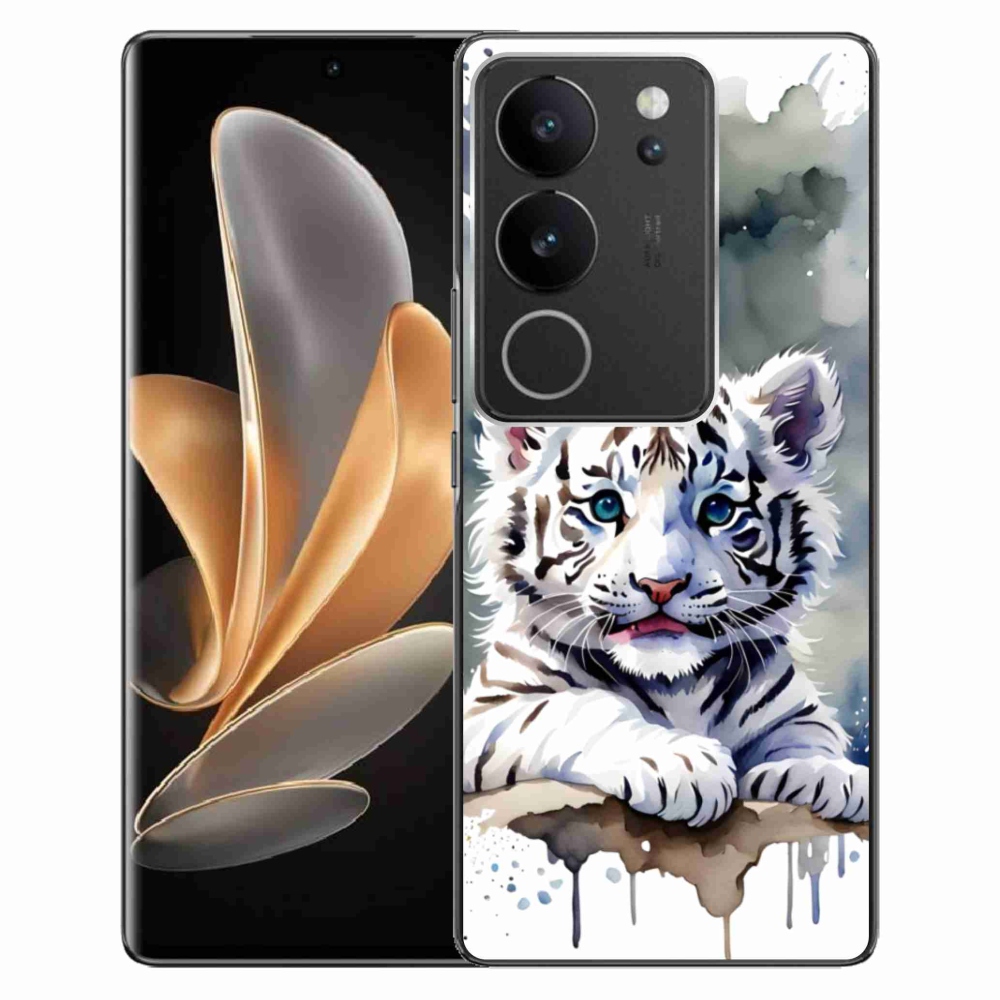 mmCase géltok a Vivo V29 5G-hez – fehér tigris kölyök