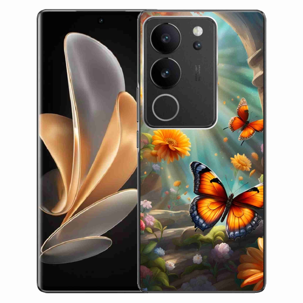 mmCase gélhuzat a Vivo V29 5G-hez – Pillangókert 2