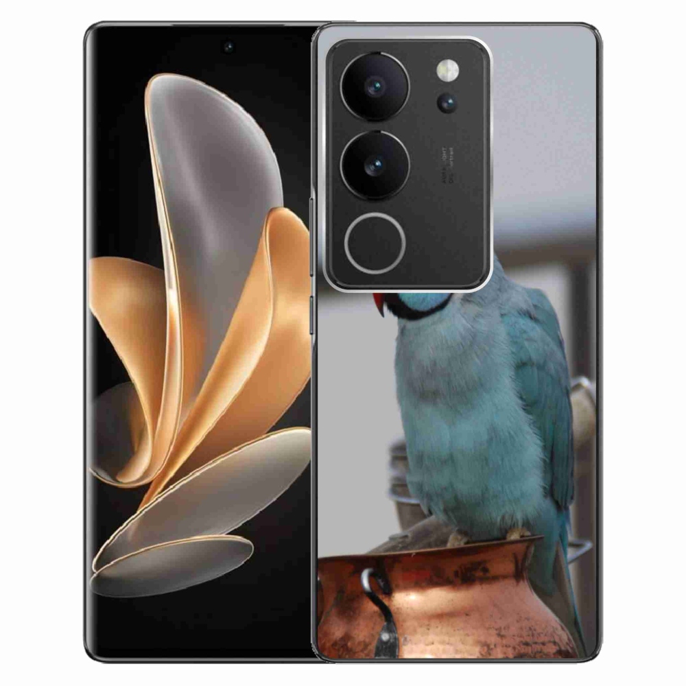 mmCase géltok a Vivo V29 5G-hez – kék alexandri papagáj