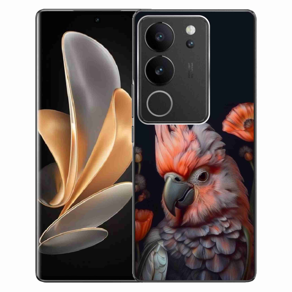 mmCase gél tok a Vivo V29 5G-hez – színes kakadu papagáj