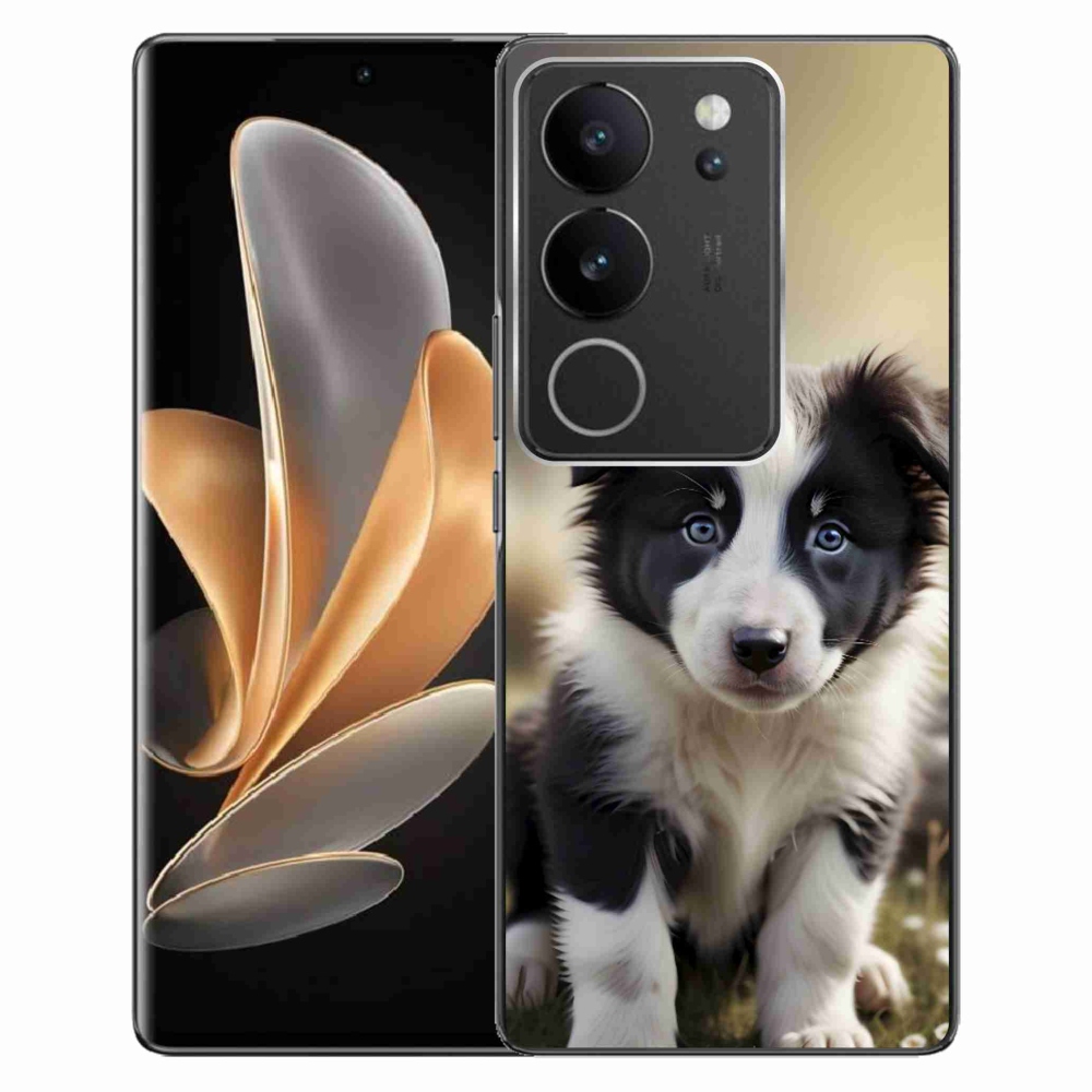 mmCase gél tok a Vivo V29 5G-hez – aranyos border collie