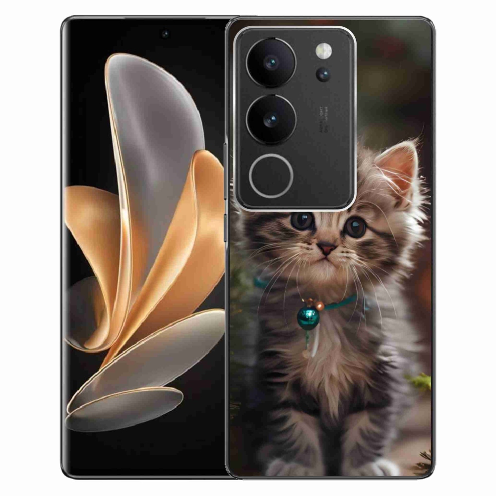 mmCase gél tok a Vivo V29 5G-hez – aranyos cica 11