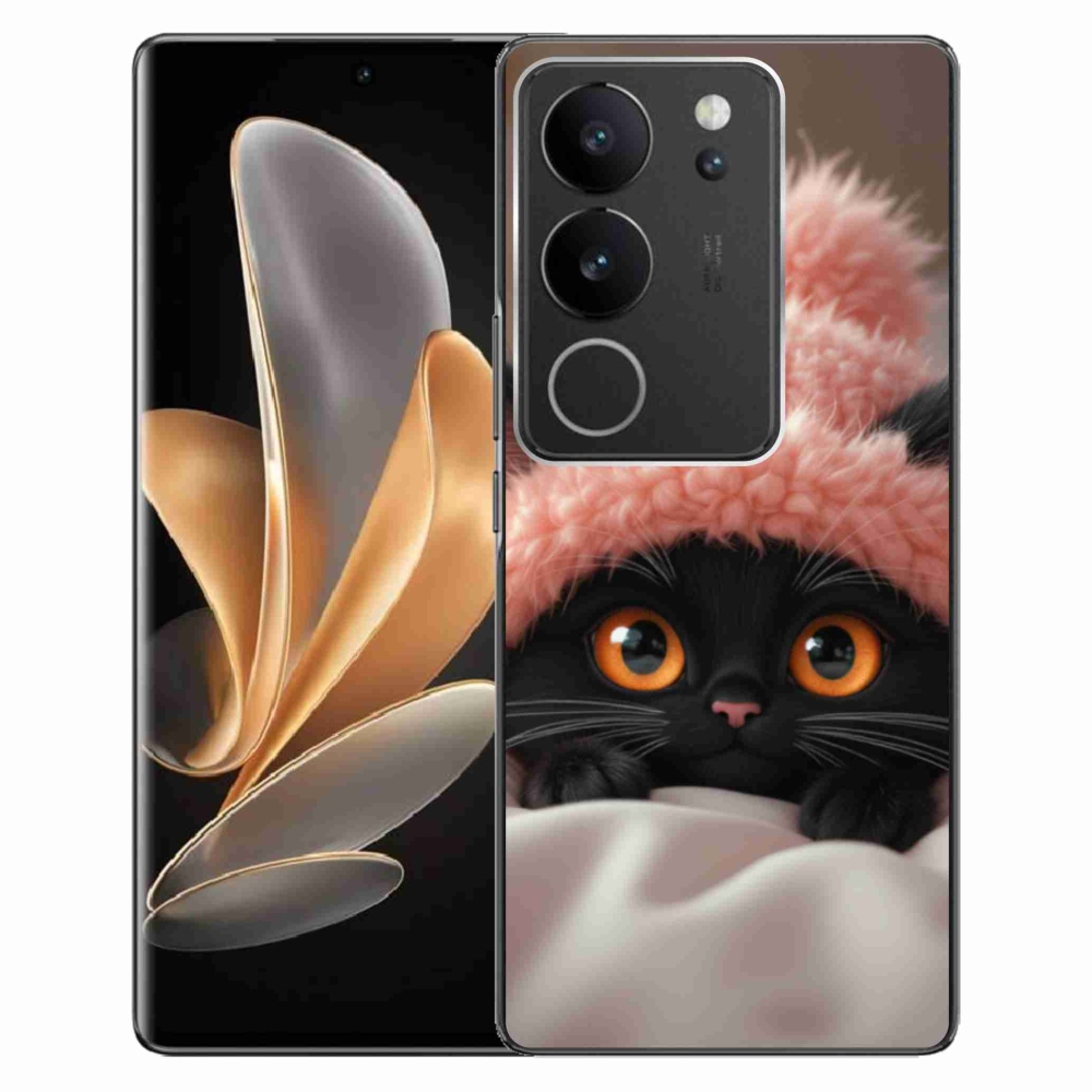 mmCase gél tok a Vivo V29 5G-hez – aranyos cica 7