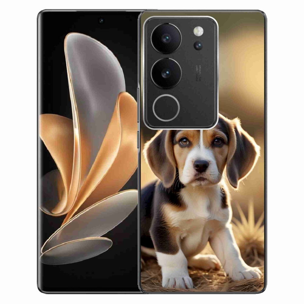 mmCase gél tok a Vivo V29 5G-hez – aranyos beagle