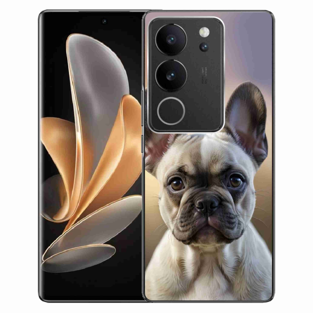 mmCase gél tok a Vivo V29 5G-hez – aranyos francia buldog