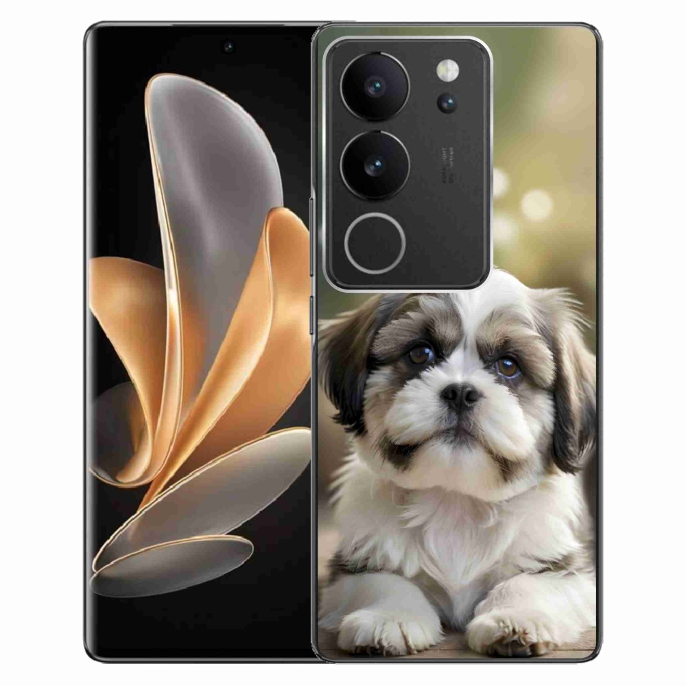 mmCase gél tok a Vivo V29 5G-hez – aranyos shih-tzu