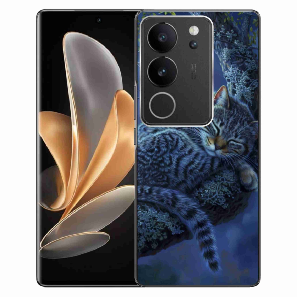 mmCase gél tok a Vivo V29 5G-hez – alvó macska