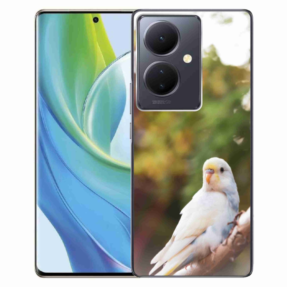 mmCase géltok a Vivo V29 Lite 5G-hez – fehér papagáj