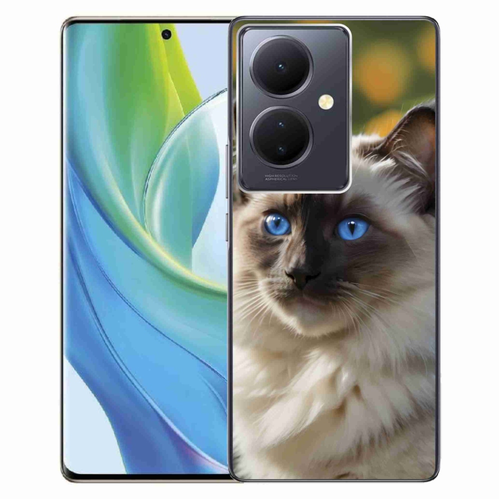 mmCase géltok a Vivo V29 Lite 5G-hez – fehér ragdoll