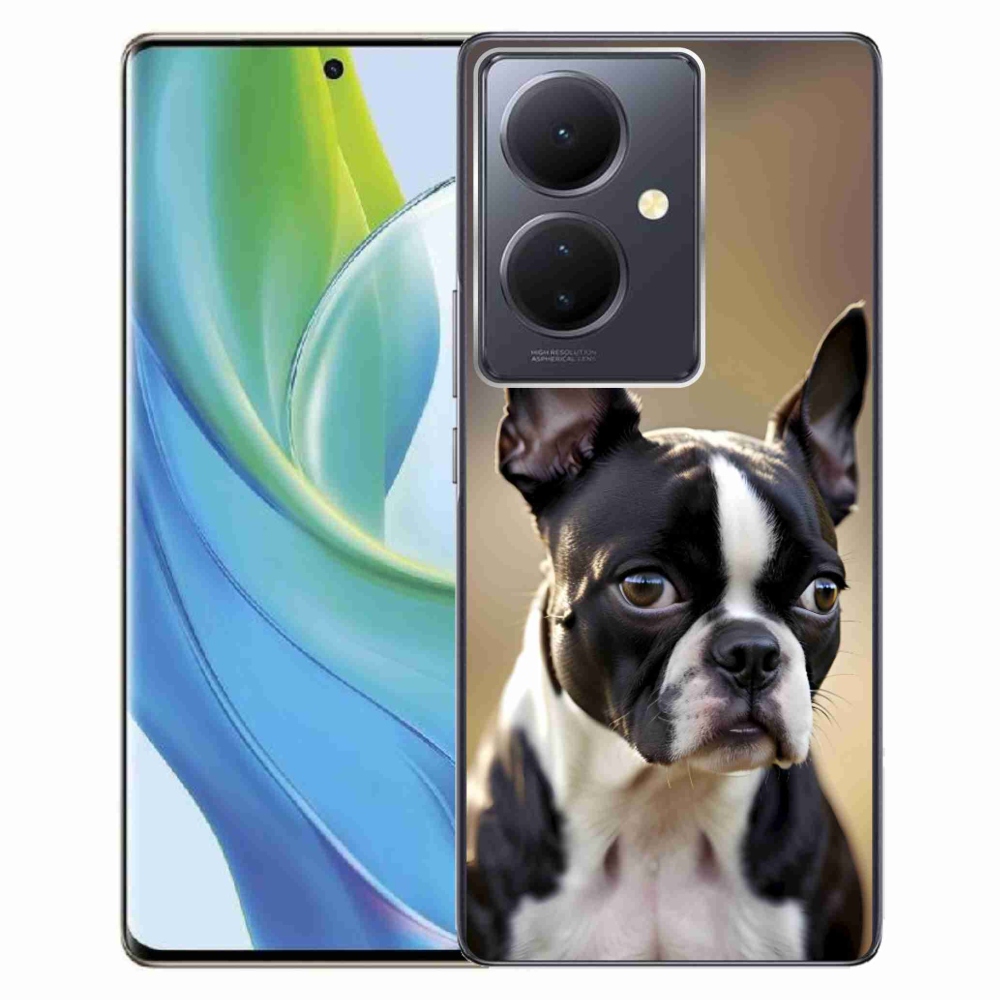 mmCase gél tok a Vivo V29 Lite 5G-hez – bostoni terrier