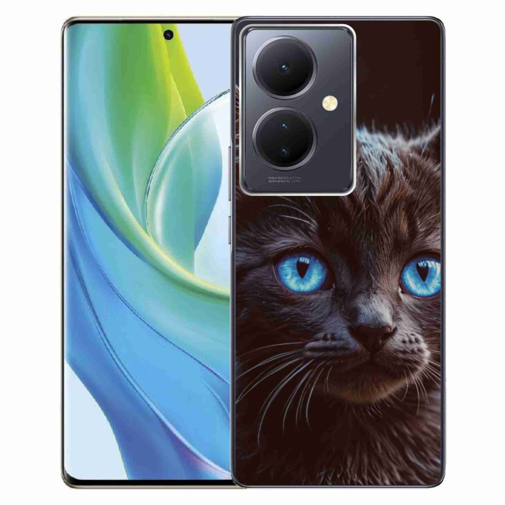 mmCase géltok a Vivo V29 Lite 5G-hez – fekete cica 2