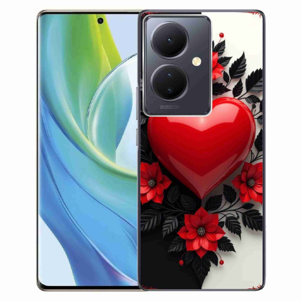 mmCase géltok a Vivo V29 Lite 5G-hez – piros szív