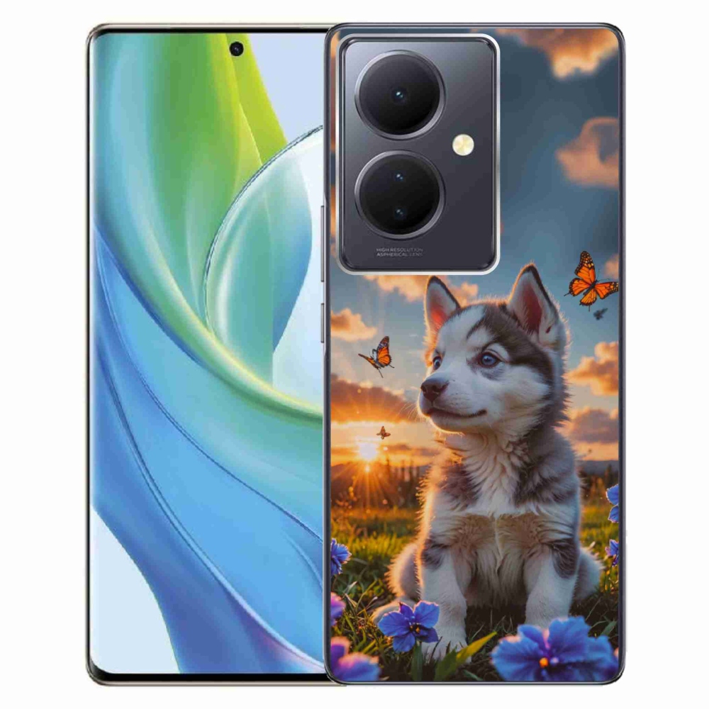 mmCase gél tok a Vivo V29 Lite 5G-hez – husky naplementekor
