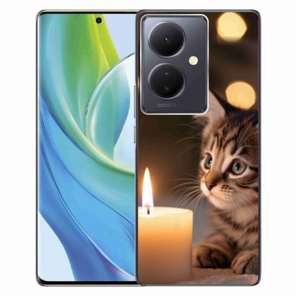 mmCase géltok a Vivo V29 Lite 5G-hez – cica és gyertya