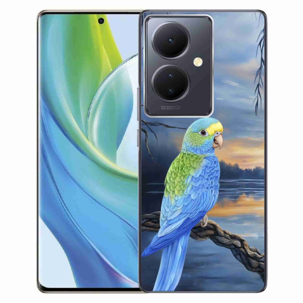 mmCase géltok a Vivo V29 Lite 5G-hez – kék papagáj