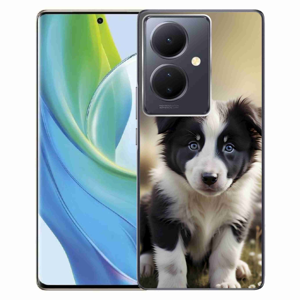 mmCase gél tok a Vivo V29 Lite 5G-hez – aranyos border collie