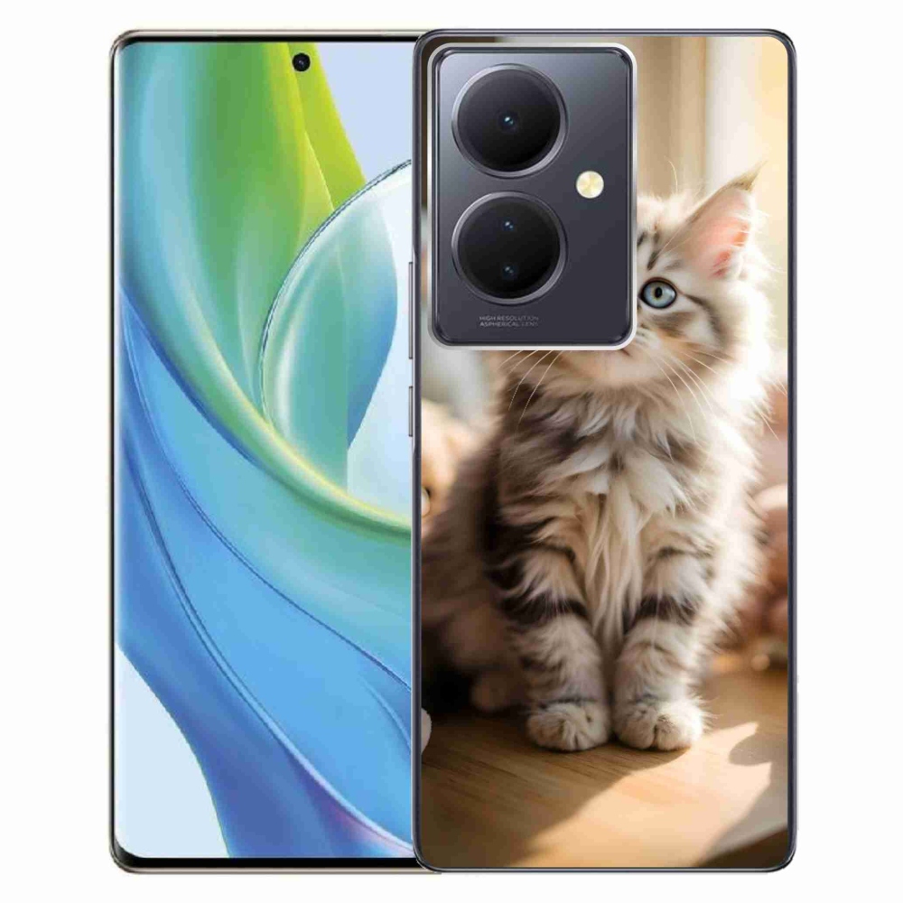 mmCase gél tok a Vivo V29 Lite 5G-hez – aranyos cica 10