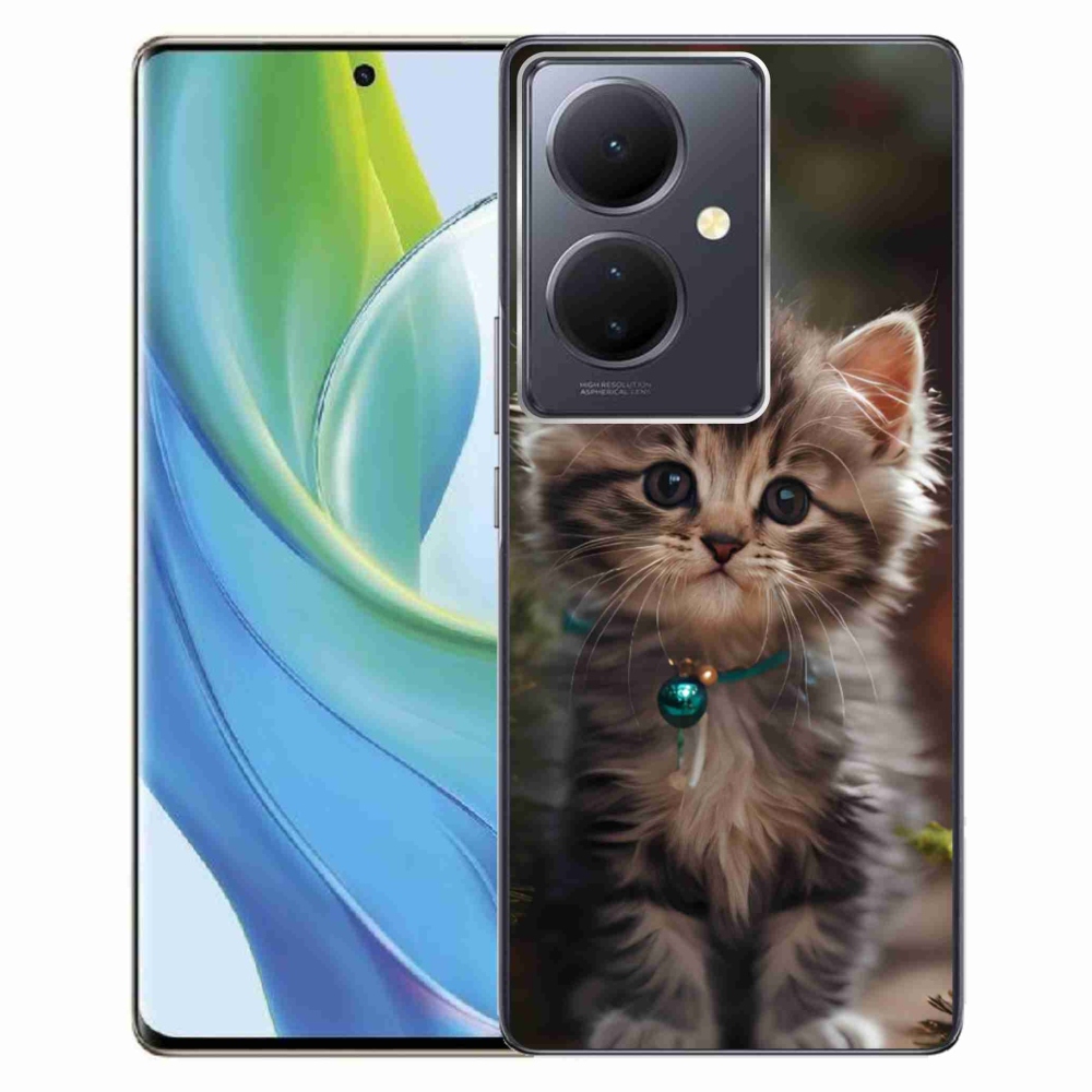 mmCase gél tok a Vivo V29 Lite 5G-hez – aranyos cica 11