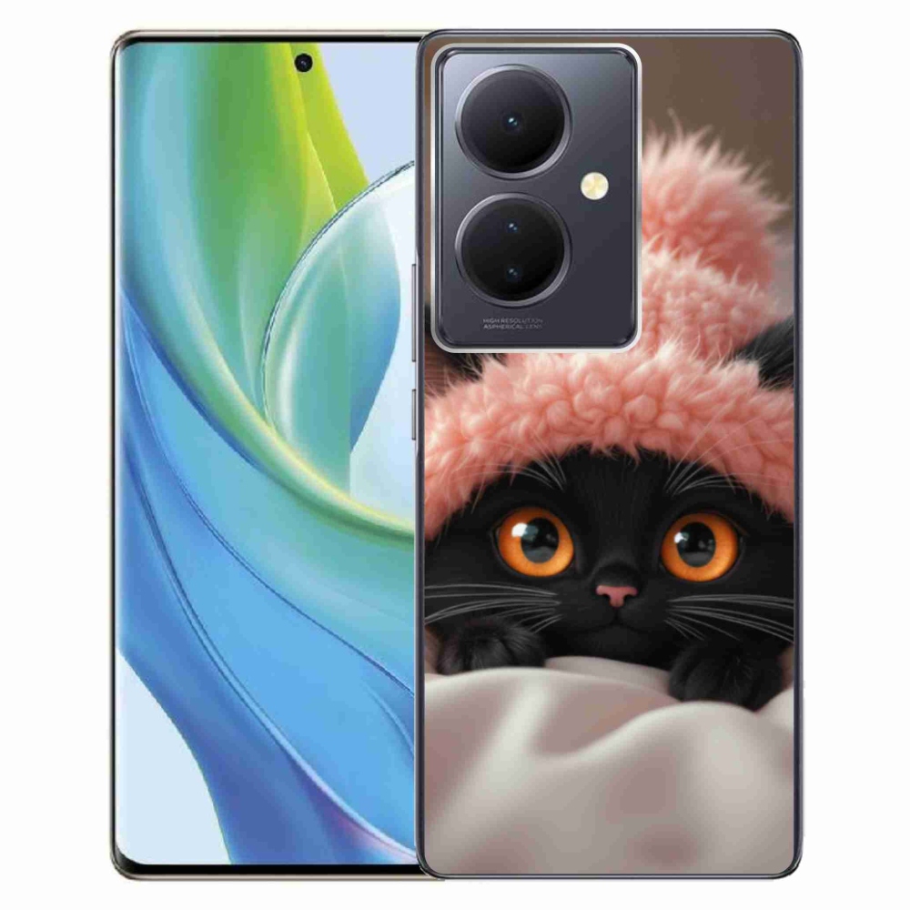 mmCase gél tok a Vivo V29 Lite 5G-hez – aranyos cica 7