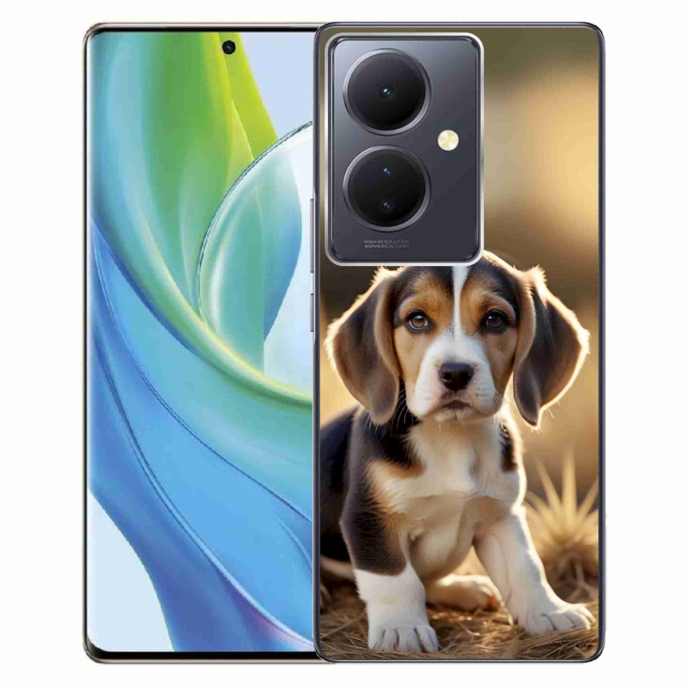 mmCase gél tok a Vivo V29 Lite 5G-hez – aranyos beagle