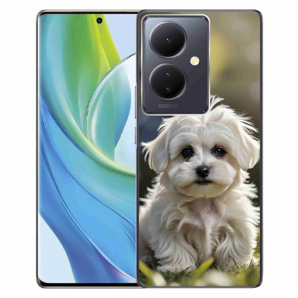 mmCase gél tok a Vivo V29 Lite 5G-hez – aranyos máltai kutyus