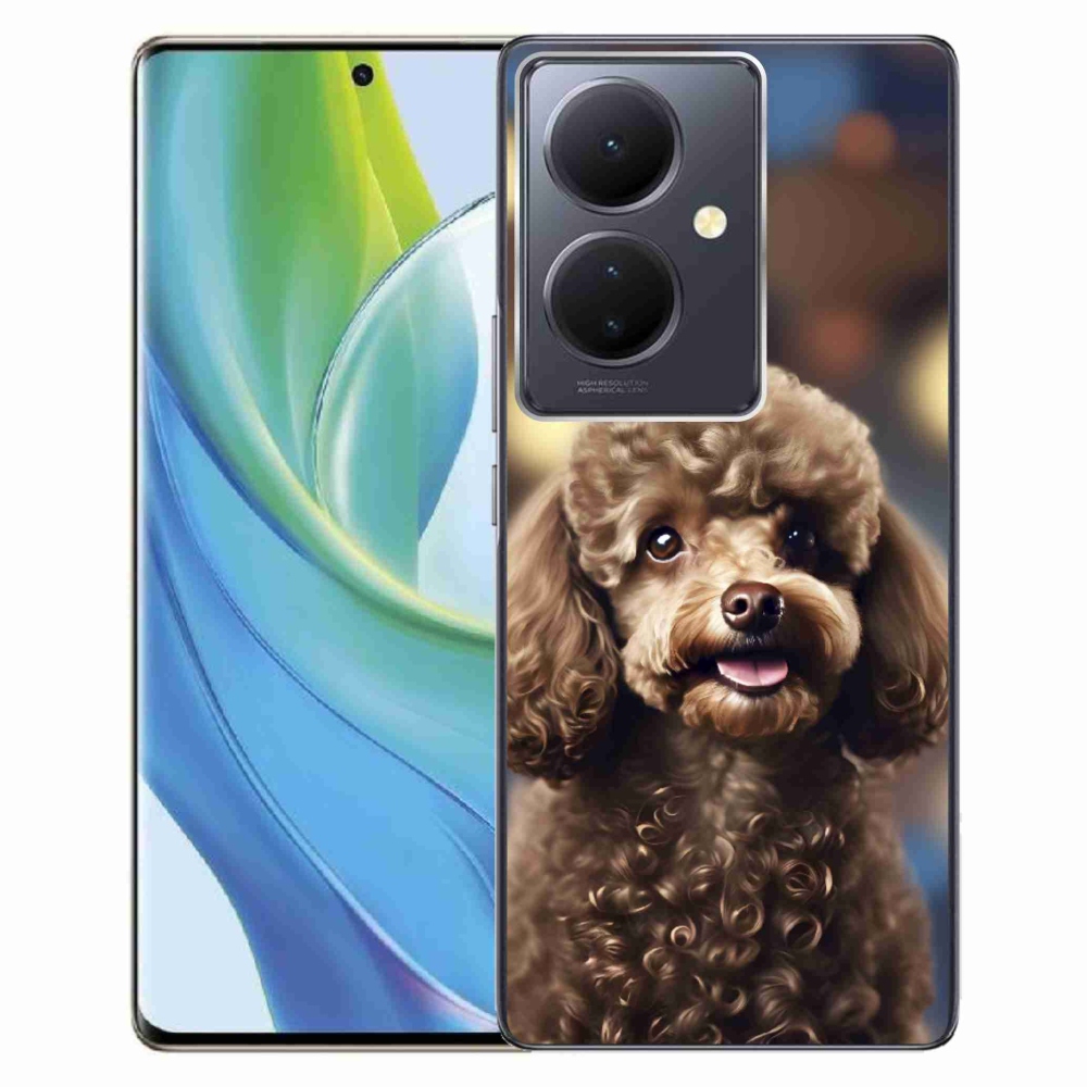 mmCase gél tok a Vivo V29 Lite 5G-hez – aranyos pudli