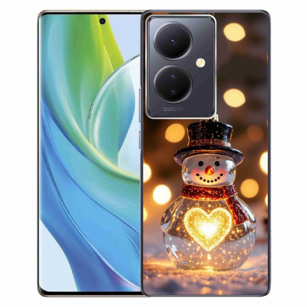 mmCase géltok a Vivo V29 Lite 5G-hez – világító karácsonyi hóember