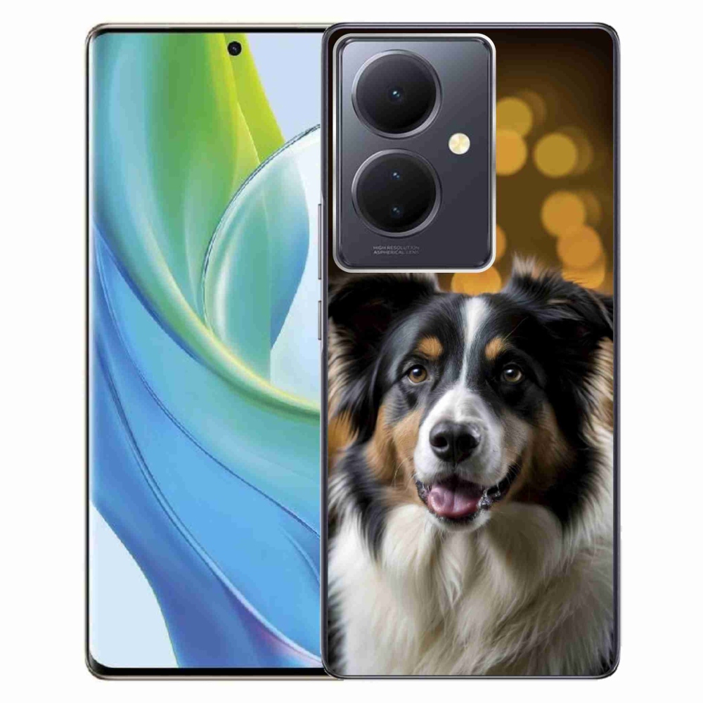 mmCase géltok a Vivo V29 Lite 5G-hez – mosolygós ausztrál juhászkutya
