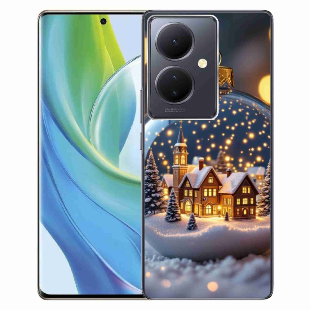 mmCase gél tok a Vivo V29 Lite 5G-hez – karácsonyi gömb 4