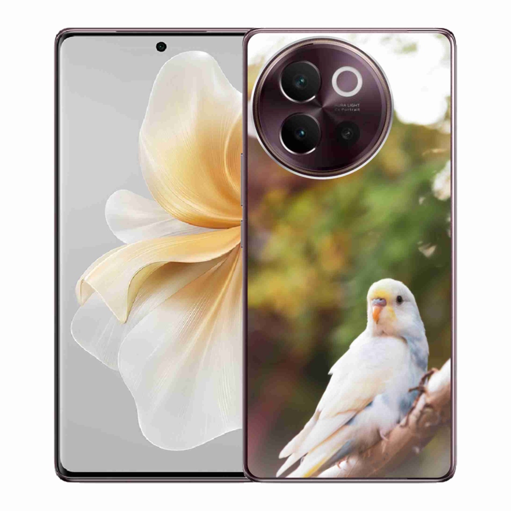 mmCase géltok a Vivo V40 Lite 5G-hez – fehér papagáj