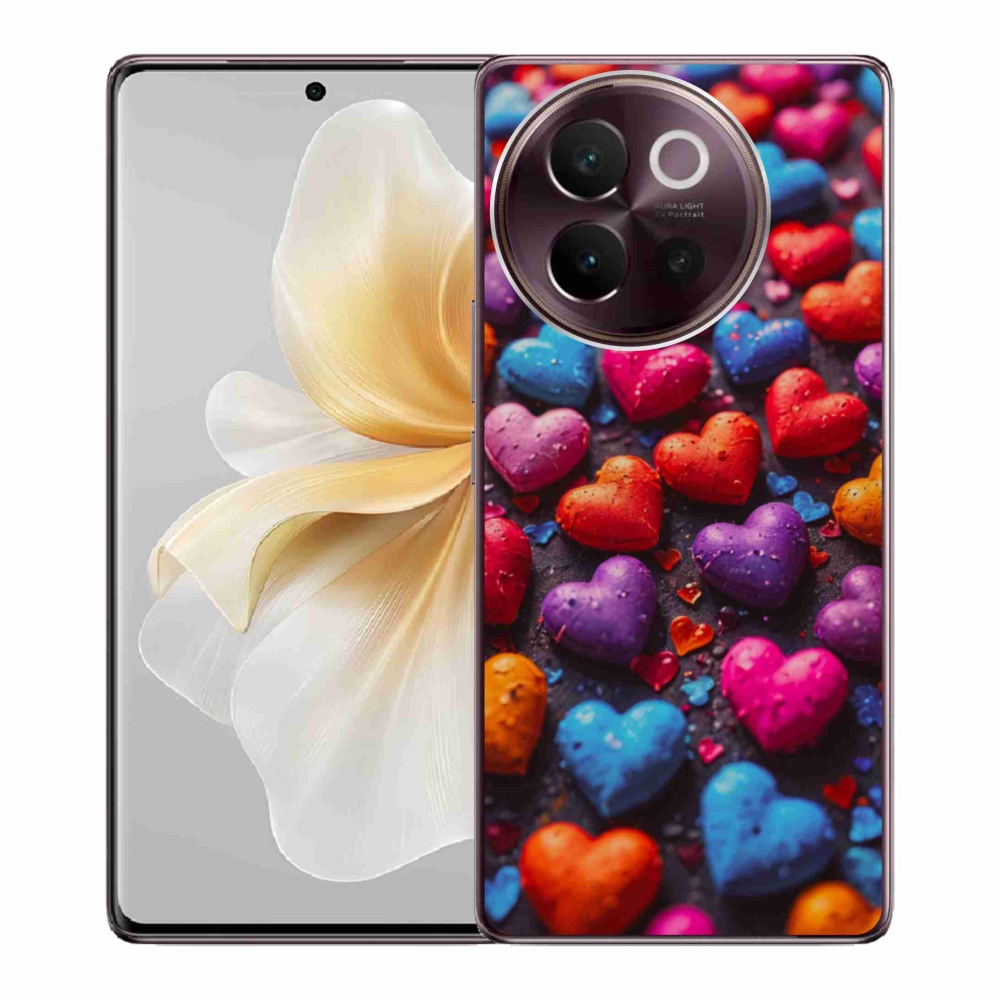 mmCase géltok a Vivo V40 Lite 5G-hez – színes szívek