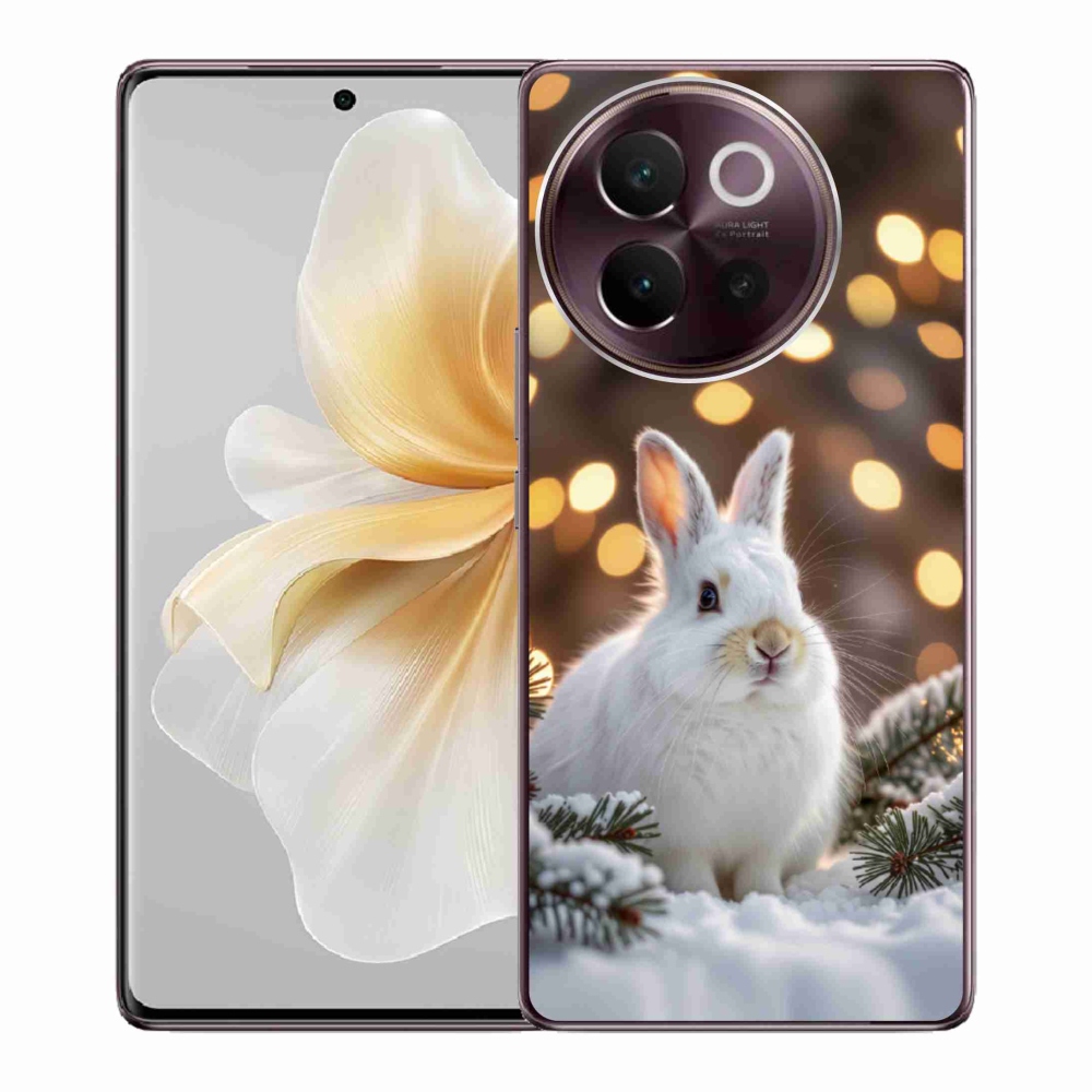 mmCase géltok a Vivo V40 Lite 5G-hez – fehér nyúl