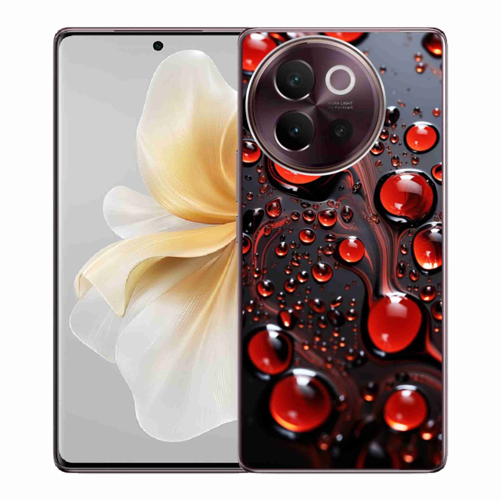 mmCase géltok a Vivo V40 Lite 5G-hez – piros cseppek 2