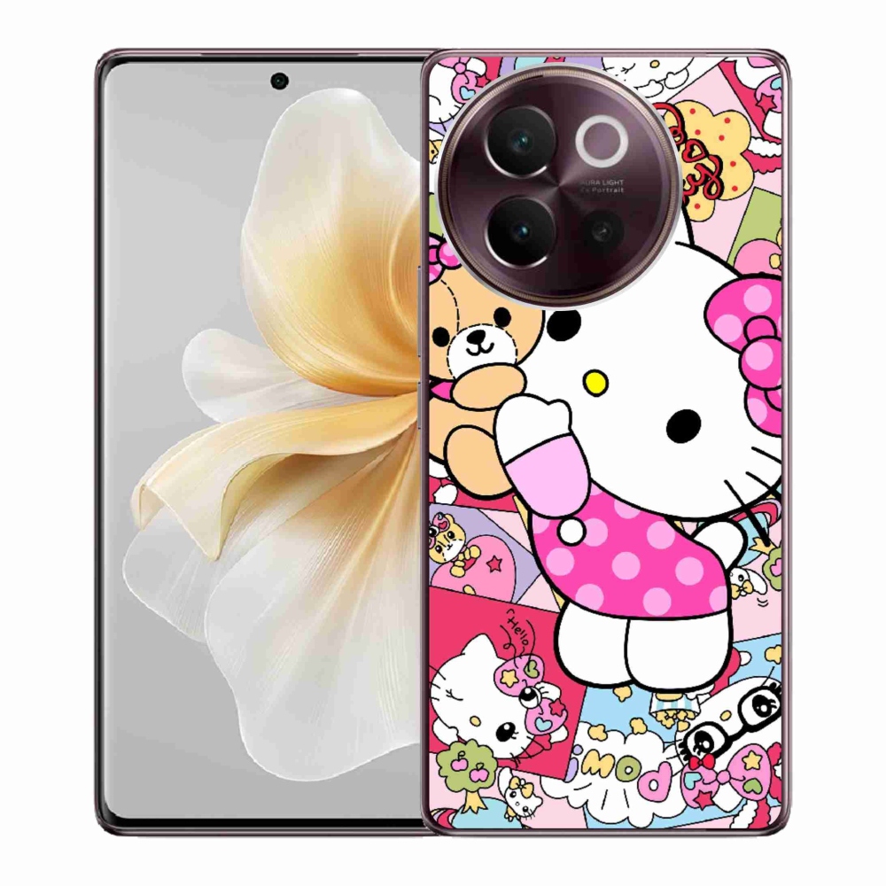 mmCase géltok a Vivo V40 Lite 5G-hez – aranyos cica