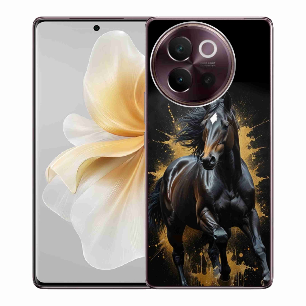 mmCase géltok a Vivo V40 Lite 5G-hez – elegáns fekete csikó
