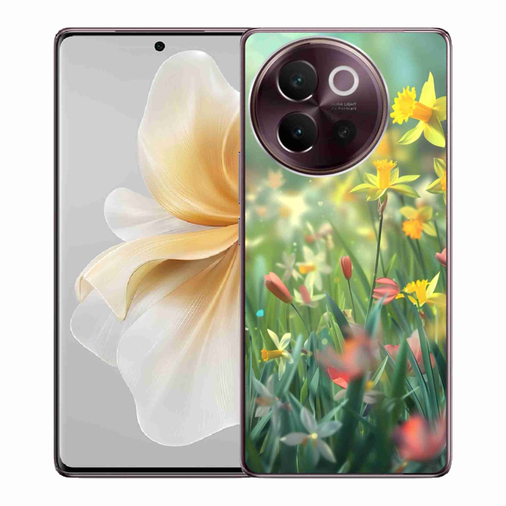 mmCase géltok a Vivo V40 Lite 5G-hez – tavaszi virágok