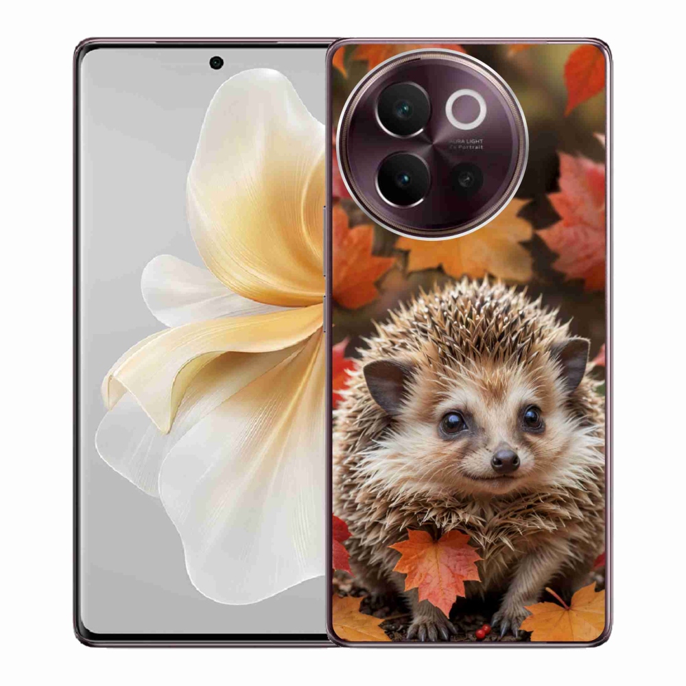 mmCase géltok a Vivo V40 Lite 5G-hez – sündisznó a levelek között