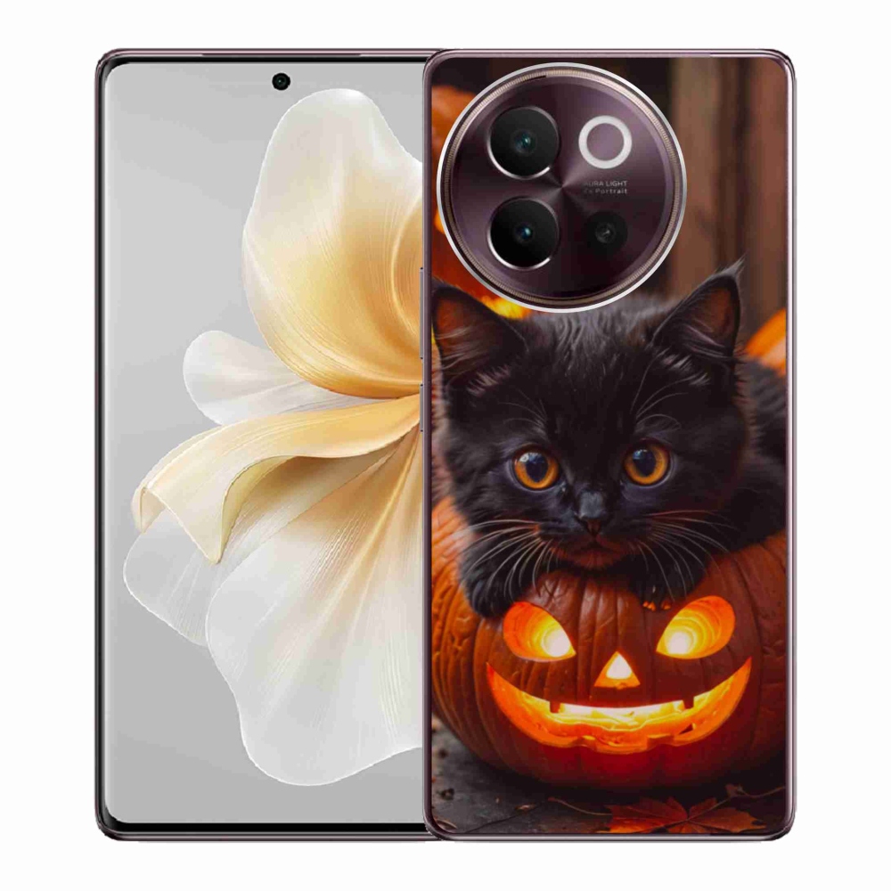 mmCase géltok a Vivo V40 Lite 5G-hez – cica és sütőtök
