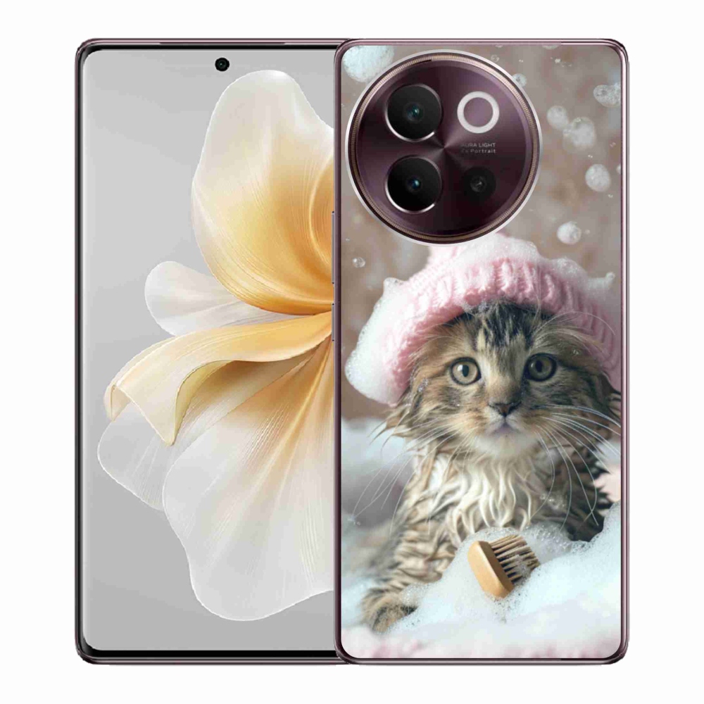 mmCase géltok a Vivo V40 Lite 5G-hez – cica és fürdő