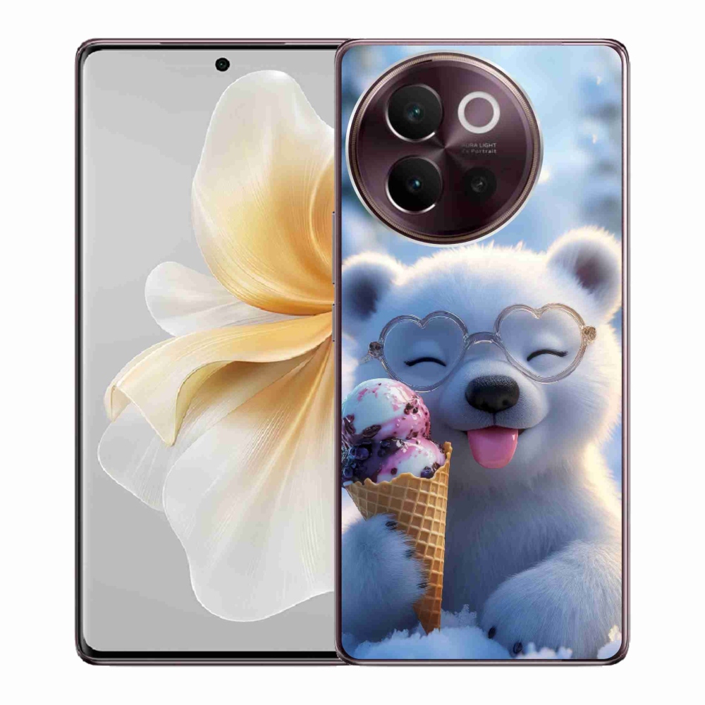 mmCase géltok a Vivo V40 Lite 5G-hez – mackó fagylalttal