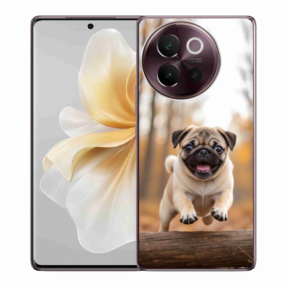 mmCase gél tok a Vivo V40 Lite 5G-hez – mops 2