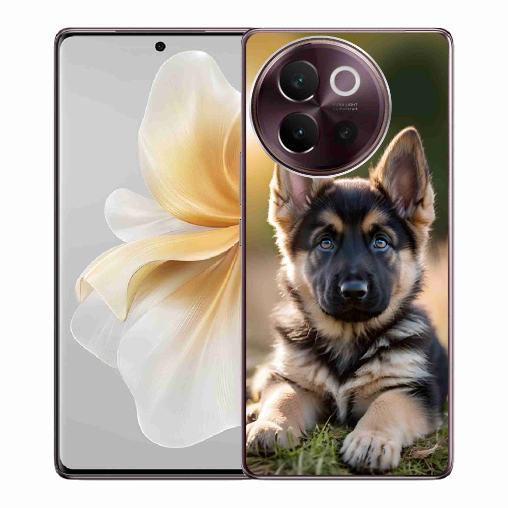 mmCase géltok a Vivo V40 Lite 5G-hez – német juhászkutya a természetben