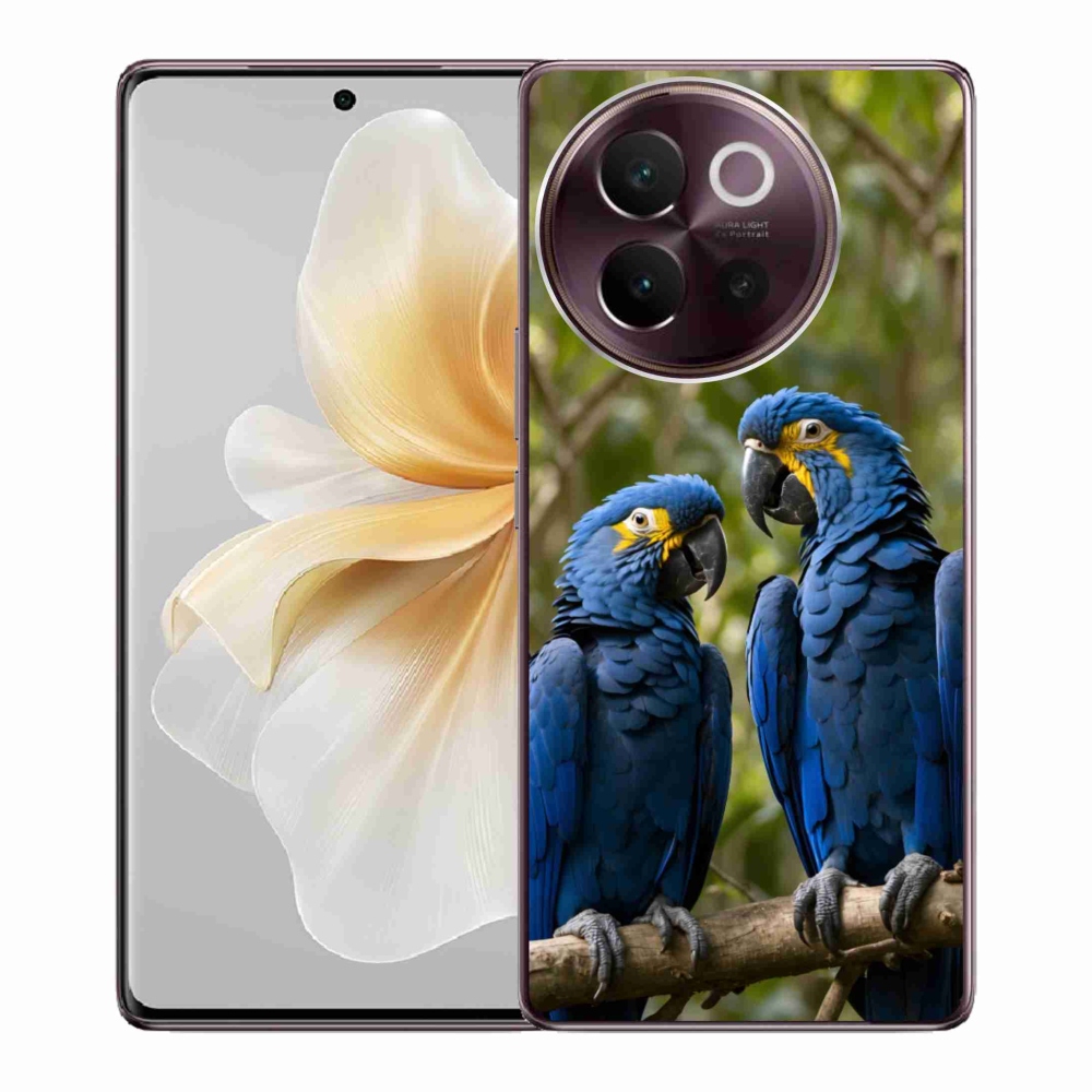 mmCase gélhuzat a Vivo V40 Lite 5G-hez – papagáj-duó